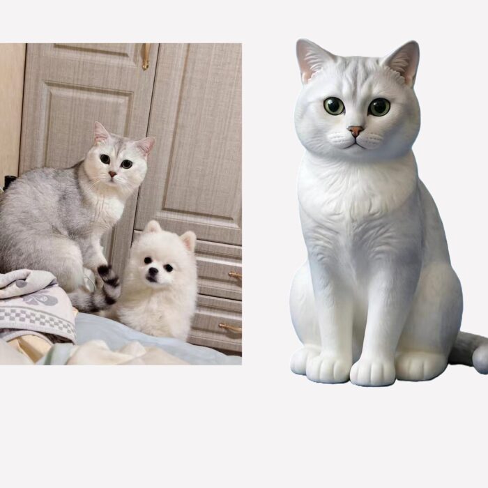 Custom 3D figurine for pets