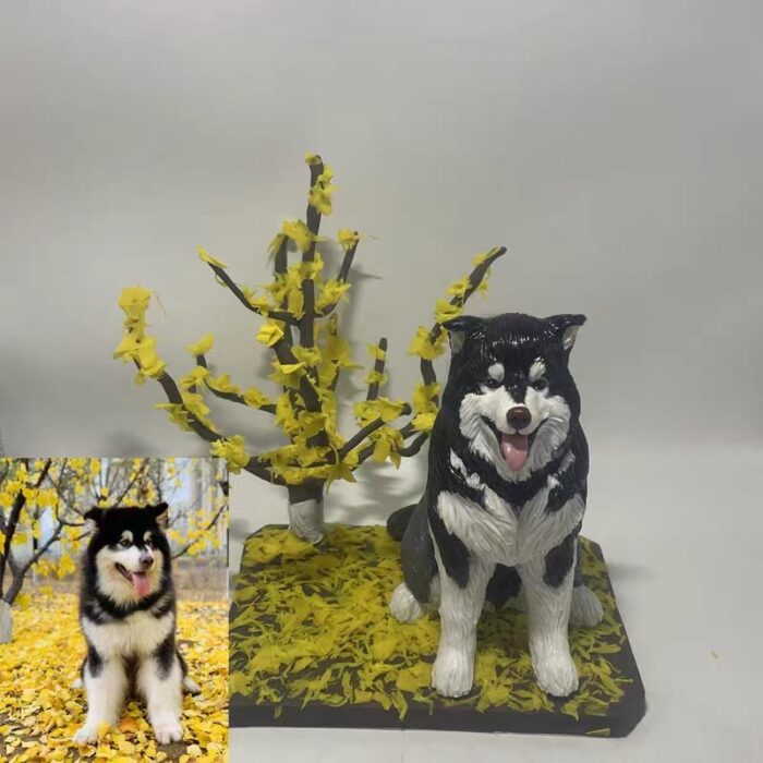 Custom 3D figurine for pets