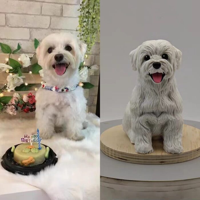 Custom 3D figurine for pets